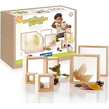 Набор Guidecraft Natural Play Блоки с увеличительными стеклами, 6 шт. (G3018)