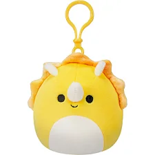 М'яка іграшка на кліпсі SQUISHMALLOWS – ТРИЦЕРАТОПС (9 cm)