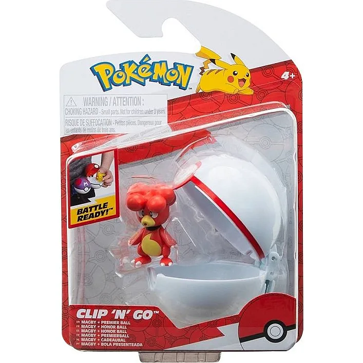Игровой набор Pokemon W15 - Магби в покеболе