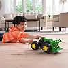 Машинка Трактор John Deere Kids Monster Treads с ковшом и большими колесами (47327)
