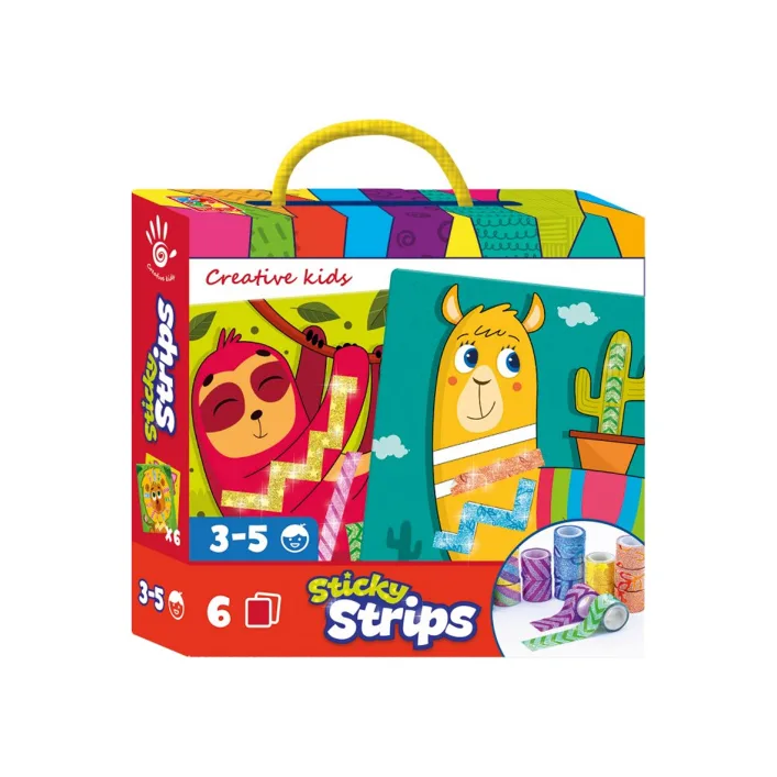 Набор для творчества "Sticky strips. Лама" VT4433-04 VladiToys (Нас6148)
