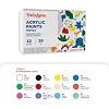 Акрилова фарба текстильна Набір 4201 Brushme AP4201, 12 кольорів