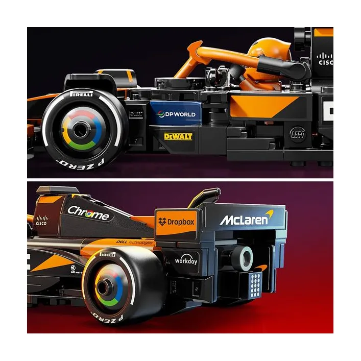 Конструктор LEGO Speed Champions Автомобіль для перегонів McLaren F1 Team MCL38, 269 деталей (77251)