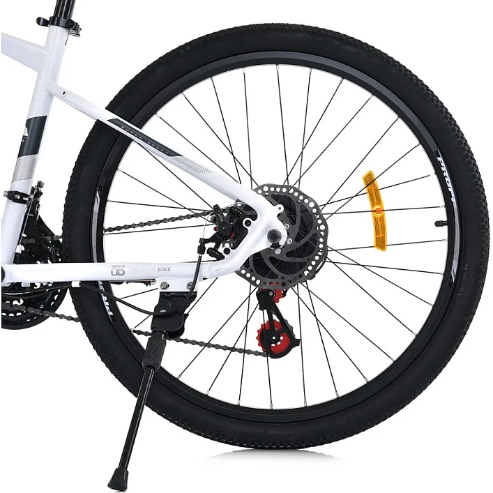 Велосипед SKD75 MTB 2605-2, 26 дюймов, стальная рама 16 Sunrun 24SP белый