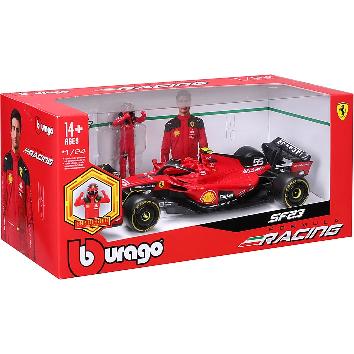 Автомодель з фігуркою - FERRARI SF-23 (1:24)