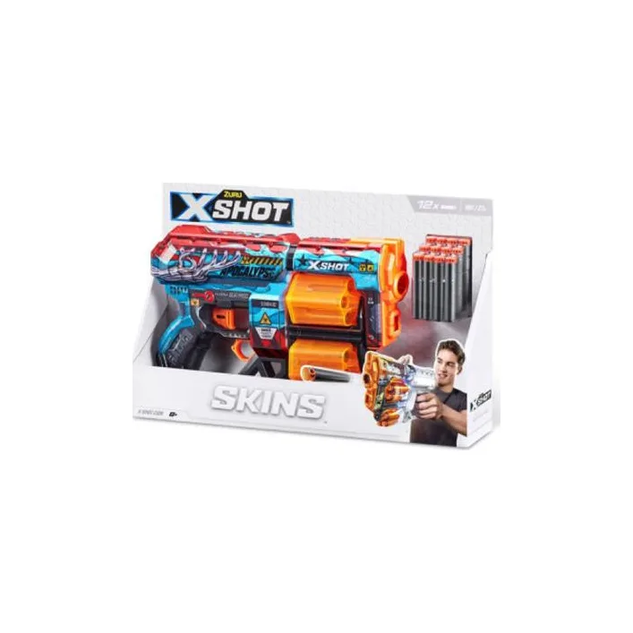 Швидкострільний бластер X-Shot Skins Dread Apocalypse 12 патронів (36517G)