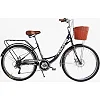 Велосипед городской Corso «Polaris» 26'' PS-36620 + КОРЗИНА