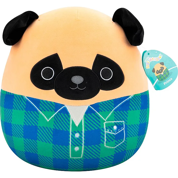 М'яка іграшка SQUISHMALLOWS – МОПС ПРИНЦ (30 cm)