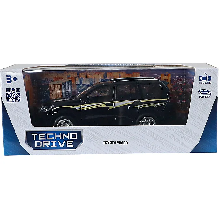 Автомодель – TOYOTA PRADO (черный) KM6189D (Маш5324)