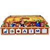 Настольная обучающая игра "Ребус", деревянная
