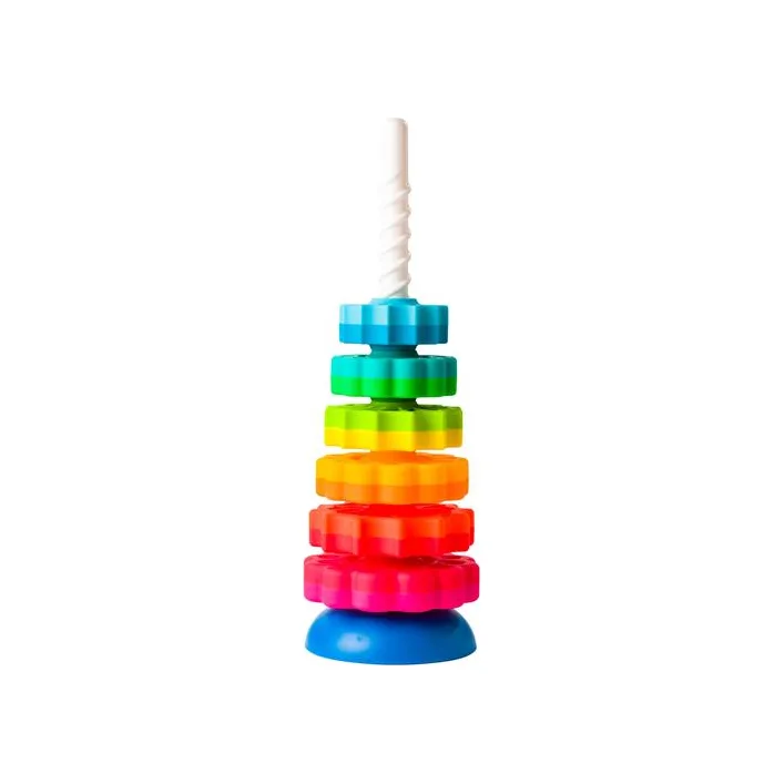 Винтовая пирамидка Fat Brain Toys SpinAgain тактильная (F110ML)