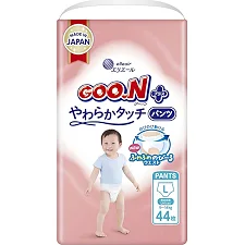 Трусики-подгузники Goo.N Plus для детей (размер 4(L), 9-14 кг, 44 шт.)