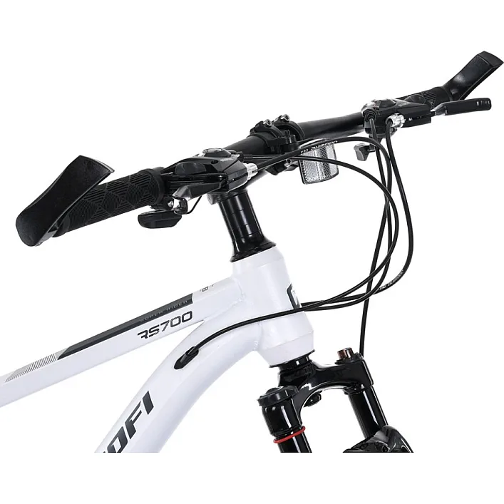 Велосипед SKD75 MTB 2605-2, 26 дюймов, стальная рама 16 Sunrun 24SP белый