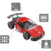 Автомобиль GESTURE SENSING на р/к с сенсорным управлением - DIZZY, красный, аккумулятор. 3,7V, 1:16 (Маш8322)