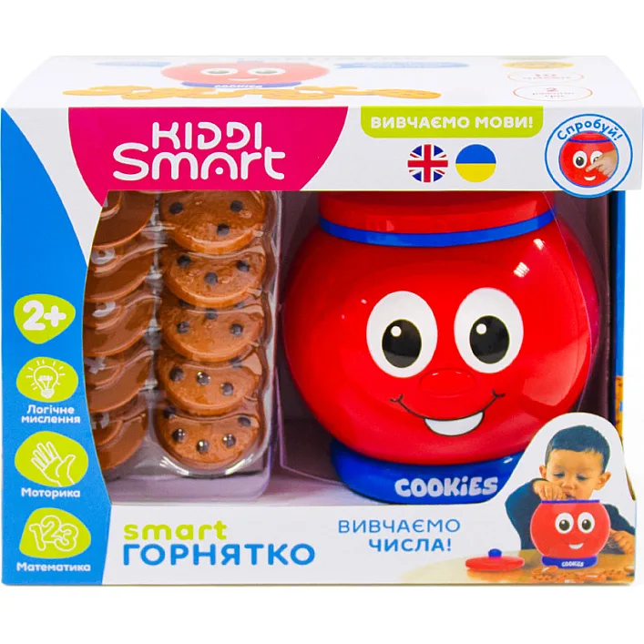 Интерактивная игрушка – SMART-ГОРНЯТКО 524800 KIDDI SMART (украинский и английский языки) (Муз5552)