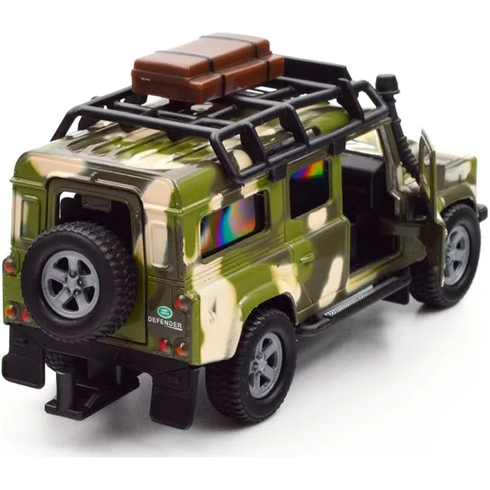 Игровой набор – LAND ROVER DEFENDER МИЛИТАРИ (с лодкой) 520191.270 TechnoDrive (Маш1986)