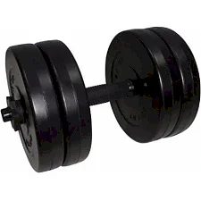 Гантель наборная композитная в пластиковой оболочке Rock pro 10,5 кг NE-PL-G-010