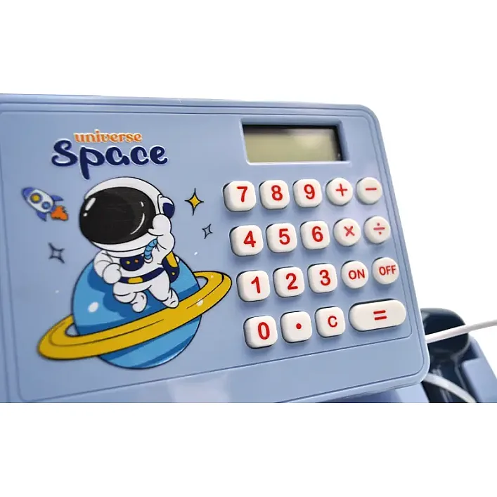 Касовий апарат на батарейках, в коробці QY0086-4 р.37*13,5*21см (Дів5190)