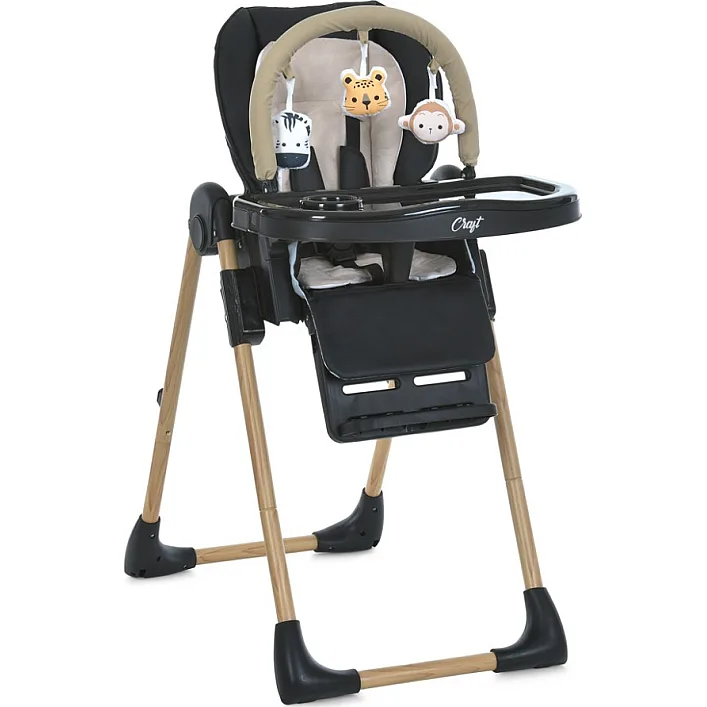 Дитячий стільчик для годування CRAFT ME 1115-W Black
