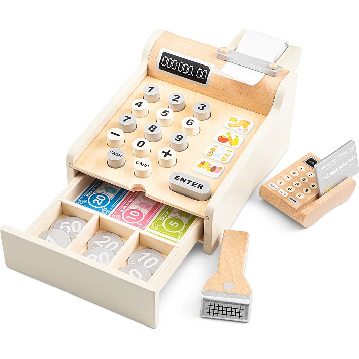Касовий апарат, New Classic Toys, з монетами та кредитною карткою