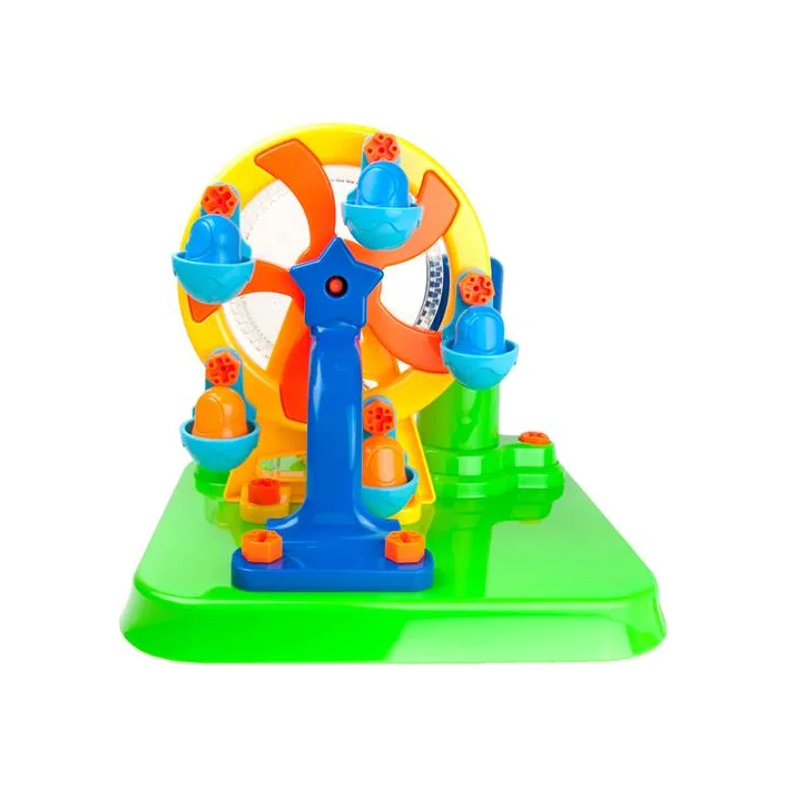 Набор для сборки Edu-Toys Колесо обозрения с инструментами 46 деталей (JS025)