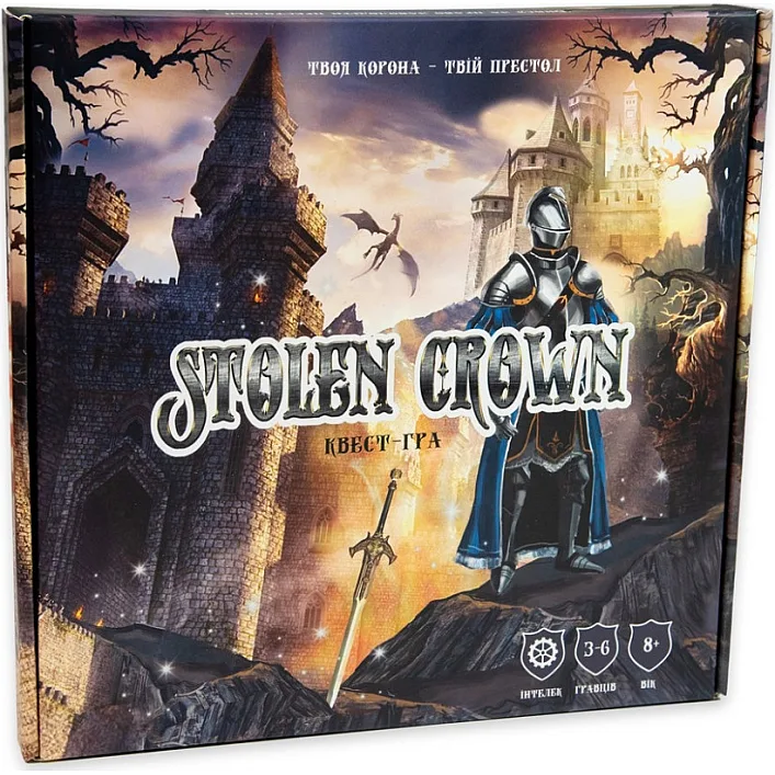 Настільна гра Stolen Crown 30811 рулетка зі стрілкою, ігрове поле