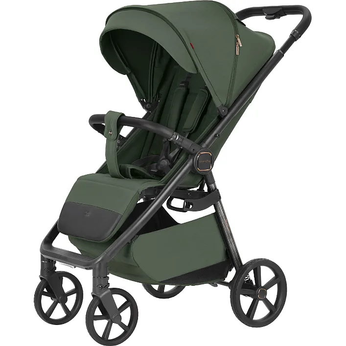 Детская прогулочная коляска CARRELLO Bravo Carbon (CRL-5530 Tropic Green)