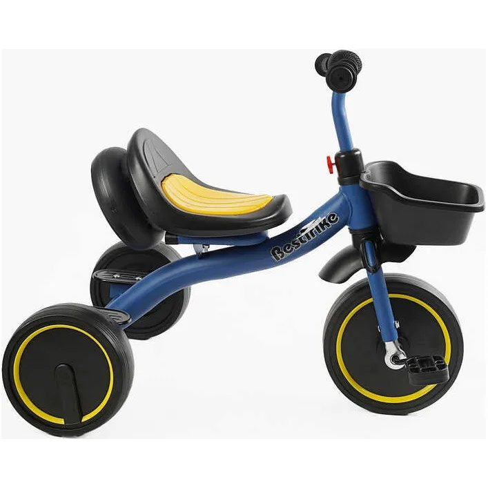 Велосипед 3-х колесный BS-45602 "Best Trike" (1) колеса EVA переднее 10&rsquo;&rsquo;, заднее 8&rsquo;&rsquo;, стальная рама, УКР.ОВЗУЧИВАНИЕ, свет, корзина, в коробке