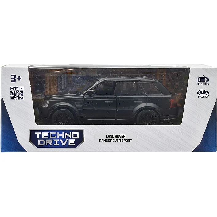 Автомодель - LAND ROVER RANGE ROVER SPORT (черный) 250342U (Маш4895)