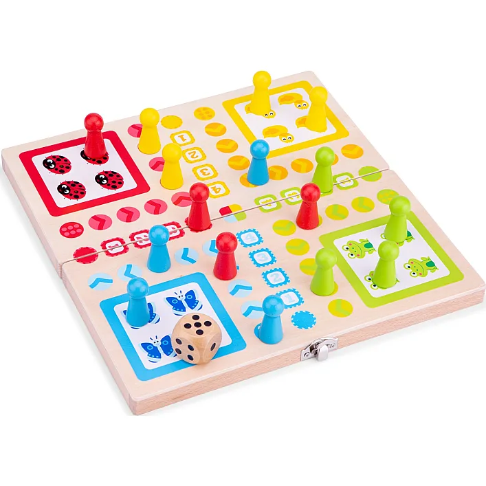 Дитяча гра Лудо, New Classic Toys, 2-4 гравці, арт. 10805