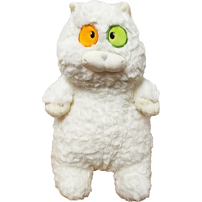 Мягкая игрушка "Толстый кот" K15214, 40 см Белый