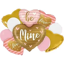 Набор из 8 воздушных шаров "Be mine" ТМ "Твоя Забава" (Дер4278)