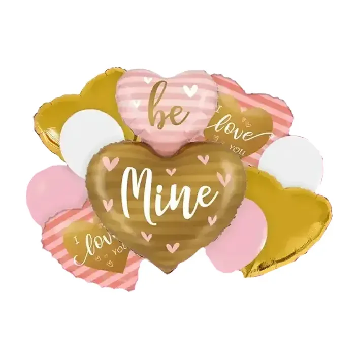 Набор из 8 воздушных шаров "Be mine" ТМ "Твоя Забава" (Дер4278)