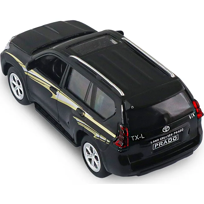 Автомодель – TOYOTA PRADO (черный) KM6189D (Маш5324)