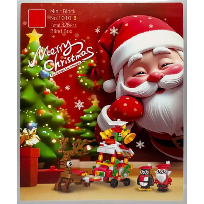 Дитячий констуктор адвент-календар "Merry Christmas" 1010B