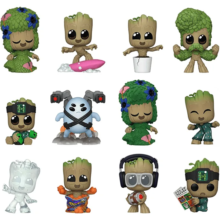 Игровая фигурка Funko Mystery Minis – Я есть Грут (в ассорт., в диспл.)