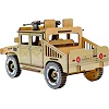 Деревянный 3D конструктор "HUMVEE" Puz-00927 р.22*11*12,5см PuzzleOk (Дер9926)
