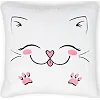 Подушка декоративна Котик FWPPILLOWCAT22WT0, 12 см