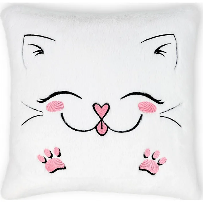 Подушка декоративна Котик FWPPILLOWCAT22WT0, 12 см