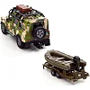 Игровой набор – LAND ROVER DEFENDER МИЛИТАРИ (с лодкой) 520191.270 TechnoDrive (Маш1986)