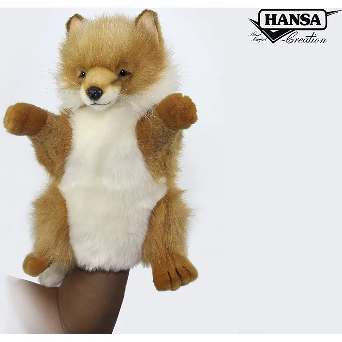 Мягкая игрушка на руку Лиса, серия Puppet, 30 см. Высота, Hansa (79471)