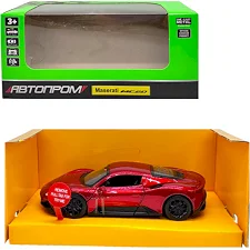 Машинка металлическая "АВТОПРОМ, Maserati MC20" (коробка – 18х9х8 см)