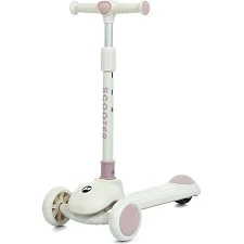 Самокат детский трехколесный JR3-126-P, колеса со светом