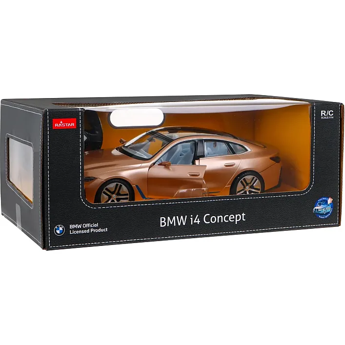 Іграшковий автомобіль на радіокеруванні BMW i4 1:14, Rastar (20345)