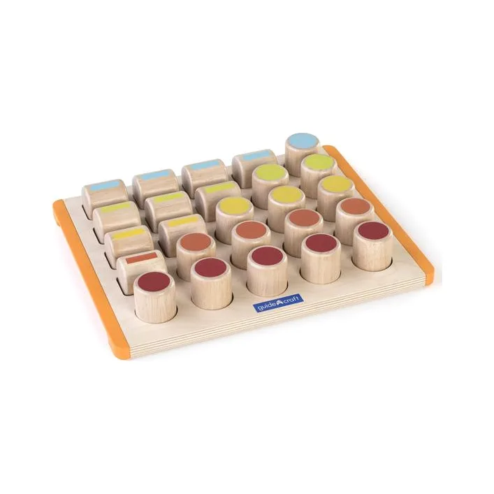 Деревянный сортер Guidecraft Manipulatives Счетные цилиндры (G6902)