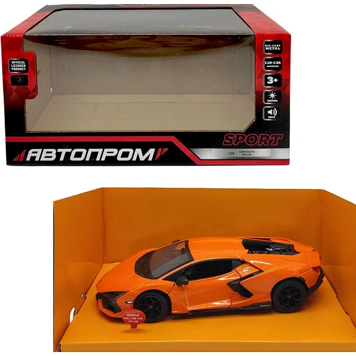 Машинка металева "АВТОПРОМ Lamborghini Revuelto"