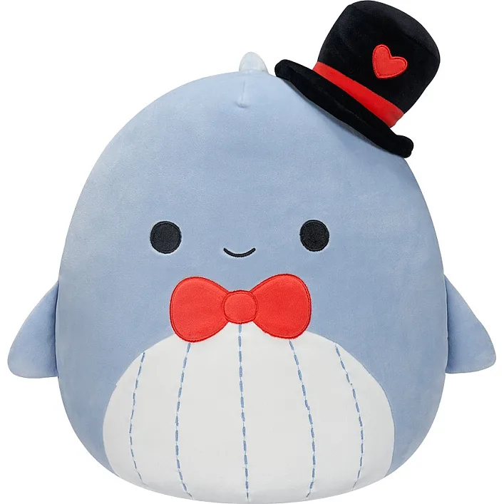 М'яка іграшка SQUISHMALLOWS – СИНІЙ КИТ САМІР (13 cm)