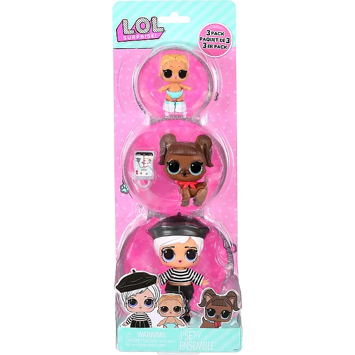 Набор игровых фигурок L.O.L. Surprise! серии "OPP Tot + Pet + Lil Sis" 987888 - БИТНИК БЕЙБИ, ДАРЛИНГ ДОГГИ (Лял6214)