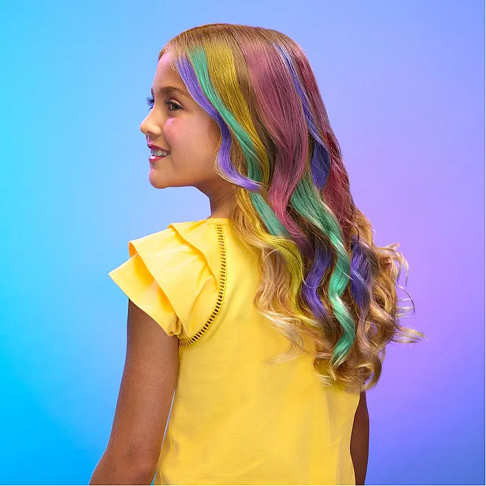 Ігровий набір з лялькою RAINBOW HIGH (РЕЙНБОУ ХАЙ) серії "Крейда для волосся та стиль" – АМАЯ