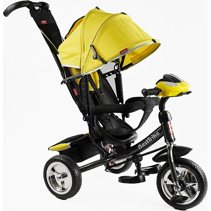 Велосипед 3-х колесный 6588 / 62-119 Best Trike (1) КОЛЕСО ПЕНА, d=25см переднее, d=20см задние, фара музыкальная, USB, Bluetooth, в коробке